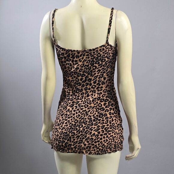 Reformation Black and Tan Leapard Print Dress (Rack8) - Picture 5 of 7